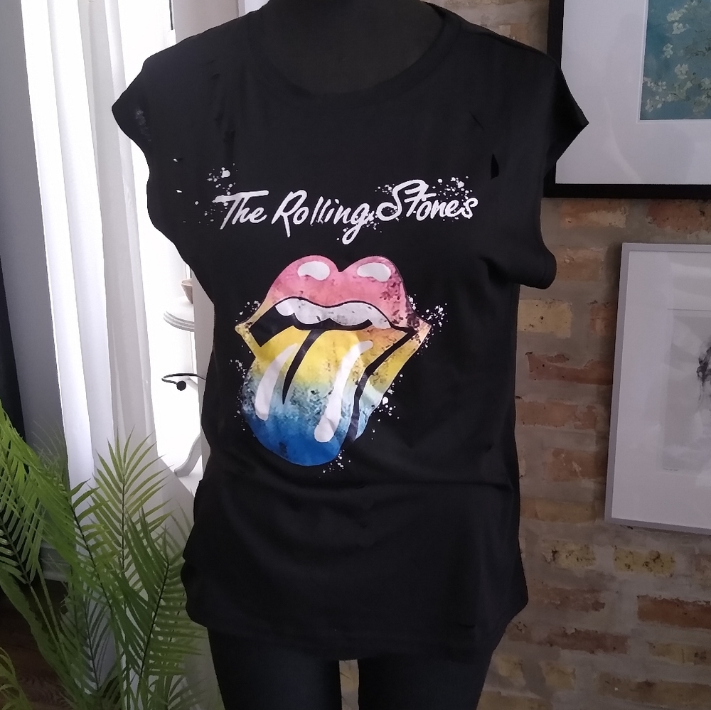 NWOT The Rolling Stones Graphic Print Rock…